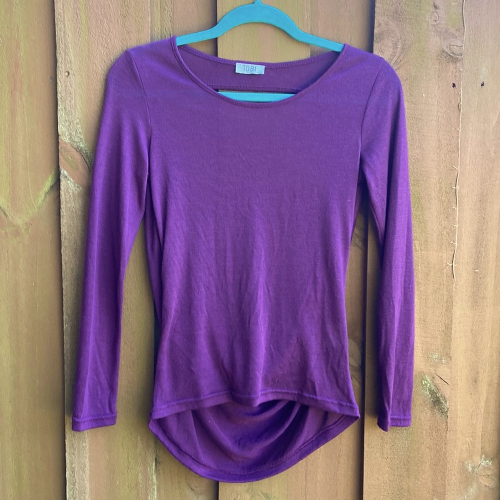 Tobi Open Back Sweater